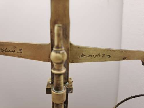 Antique W.A Webb.ltd Class B Pharmaceutical Scale with Weights- Made in England.
