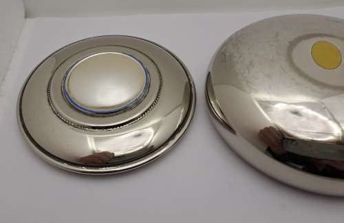 Vintage Silver plated Trinket box -5,5cm x 12cm