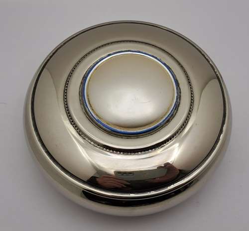 Vintage Silver plated Trinket box -5,5cm x 12cm