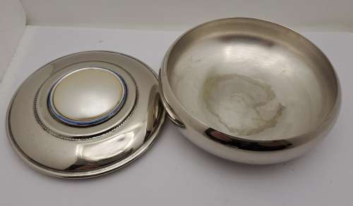 Vintage Silver plated Trinket box -5,5cm x 12cm