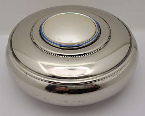 Vintage Silver plated Trinket box -5,5cm x 12cm