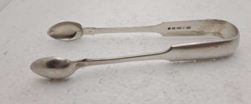 Antique Silver Plated Sugar Tongs