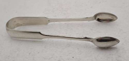 Antique Silver Plated Sugar Tongs