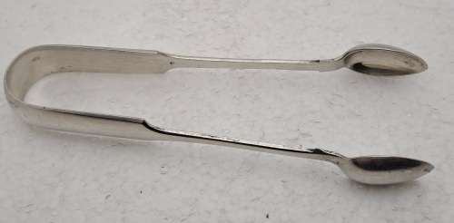 Antique Silver Plated Sugar Tongs