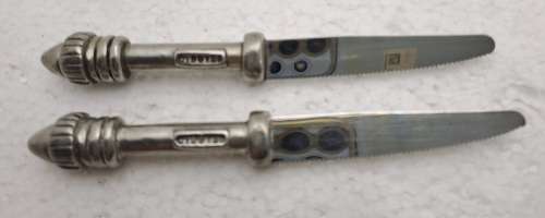 2 Small Carol Boyes Fruit Knifes with Sheffield England Stainless Steel Blades -Used Condition