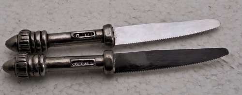 2 Small Carol Boyes Fruit Knifes with Sheffield England Stainless Steel Blades -Used Condition