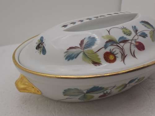 Vintage Royal Worcester Serving Dish with Lid Shape 21 Size 3 -Fireproof made in England