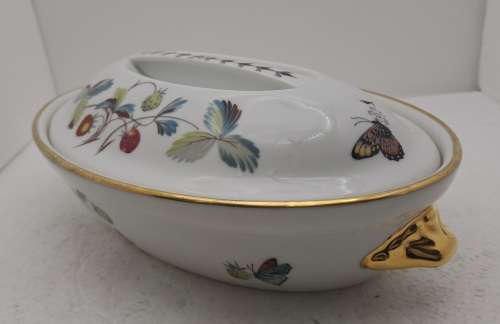 Vintage Royal Worcester Serving Dish with Lid Shape 21 Size 3 -Fireproof made in England