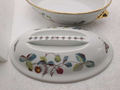 Vintage Royal Worcester Serving Dish with Lid Shape 21 Size 3 -Fireproof made in England
