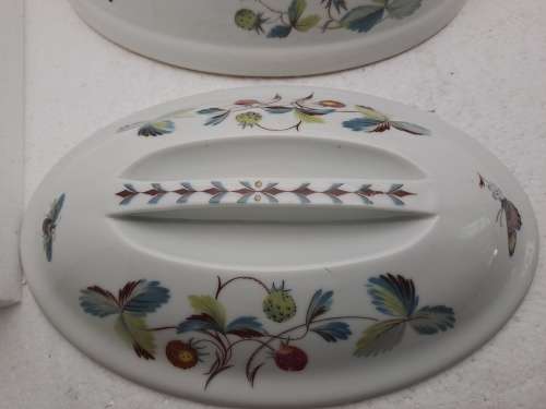 Vintage Royal Worcester Serving Dish with Lid Shape 21 Size 3 -Fireproof made in England