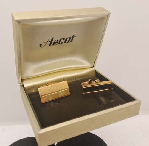 Vintage ASCOT cufflinks -Boxed -