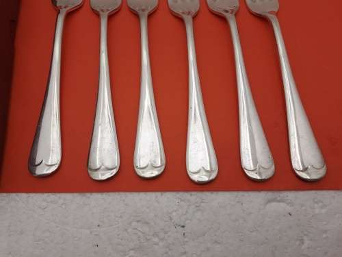 6 X Vintage William Rodgers EPNS Electroplated Nickle Silver Forks Made Sheffield in England.Boxed