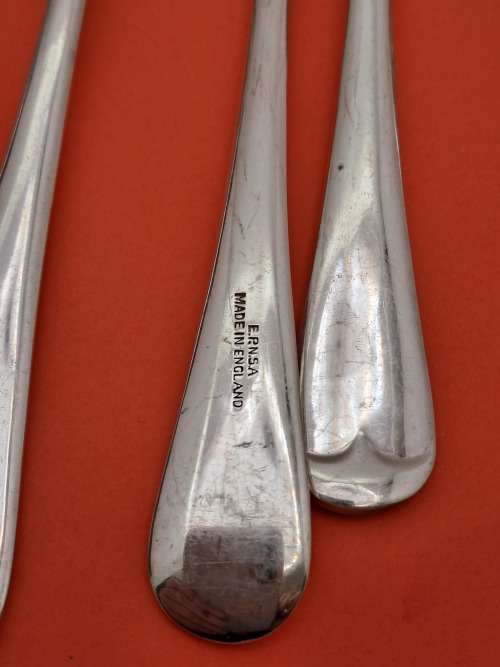 6 X Vintage William Rodgers EPNS Electroplated Nickle Silver Forks Made Sheffield in England.Boxed