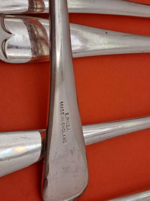 6 X Vintage William Rodgers EPNS Electroplated Nickle Silver Forks Made Sheffield in England.Boxed