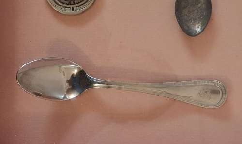 Silver Keyring & 2 Silver Spoons Arlington International Racecourse Sept.2 1990 Million X -Framed