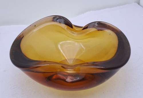 Small Murano Glass Bowl -Ashtray 5,5cm x13,5cm x 10cm