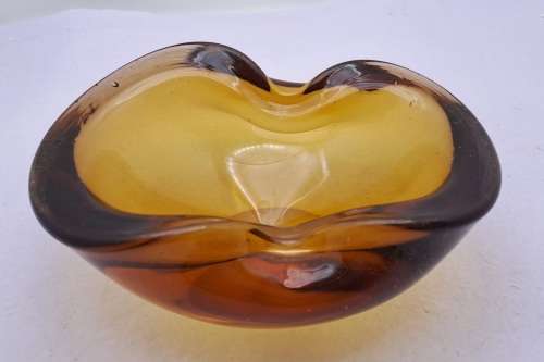 Small Murano Glass Bowl -Ashtray 5,5cm x13,5cm x 10cm