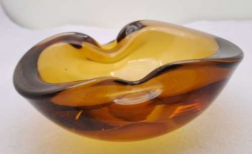 Small Murano Glass Bowl -Ashtray 5,5cm x13,5cm x 10cm