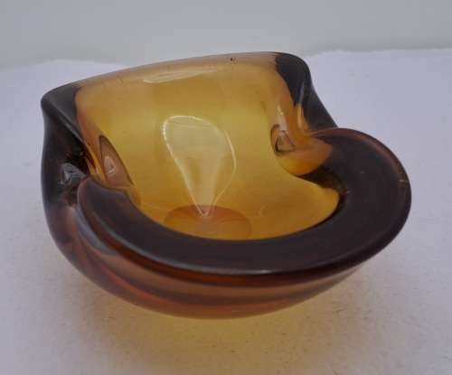 Small Murano Glass Bowl -Ashtray 5,5cm x13,5cm x 10cm