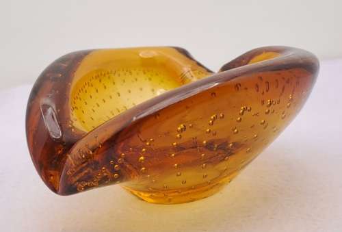 Murano Glass Bowl -Ashtray 6cm x12cm x 11cm