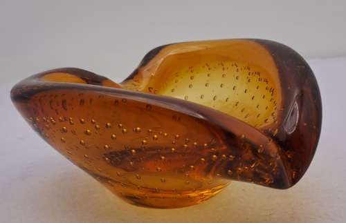 Murano Glass Bowl -Ashtray 6cm x12cm x 11cm