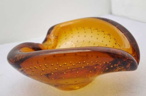 Murano Glass Bowl -Ashtray 6cm x12cm x 11cm