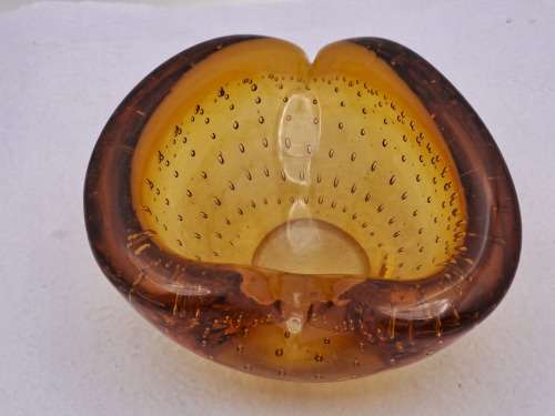 Murano Glass Bowl -Ashtray 6cm x12cm x 11cm