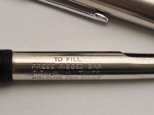 Vintage Blue Parker Fountain Pen with Squeeze Converter -INK TESTED