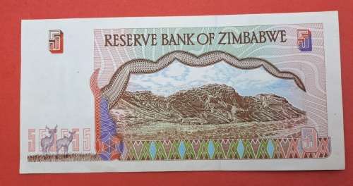 2006 Zimbabwe 10 Dollars Bearer Cheque Banknote