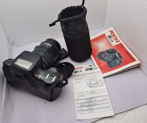 Pre-Owned Vintage Pentax Z-1P Panorama SLR 35mm Film Camera with SMC Pentax-FA 1:4-5.6 28-105 Lens.
