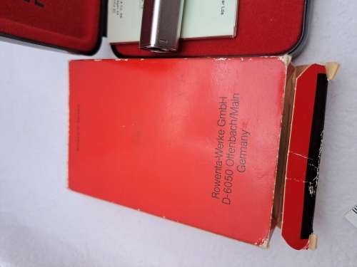 Vintage Rowenta Romance Lighter still in Case -seems to be unused -need Gas