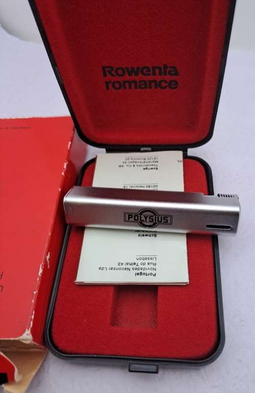 Vintage Rowenta Romance Lighter still in Case -seems to be unused -need Gas