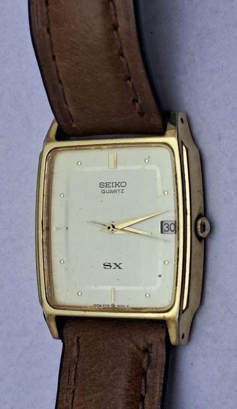 Pre-Owned Seiko Quartz 5Y32-5000 Watch - Leather Strap   -Working