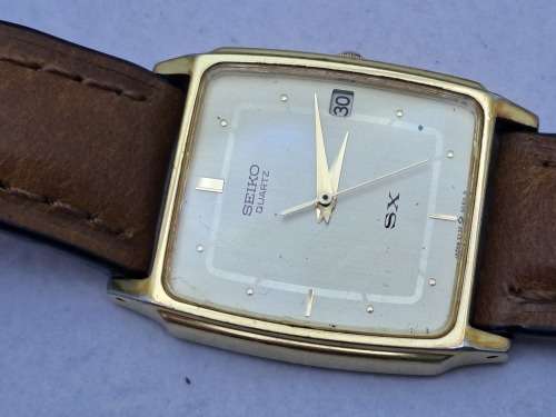 Pre-Owned Seiko Quartz 5Y32-5000 Watch - Leather Strap   -Working