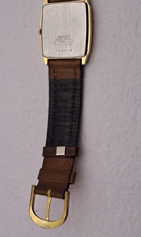 Pre-Owned Seiko Quartz 5Y32-5000 Watch - Leather Strap   -Working