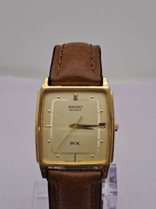 Pre-Owned Seiko Quartz 5Y32-5000 Watch - Leather Strap   -Working