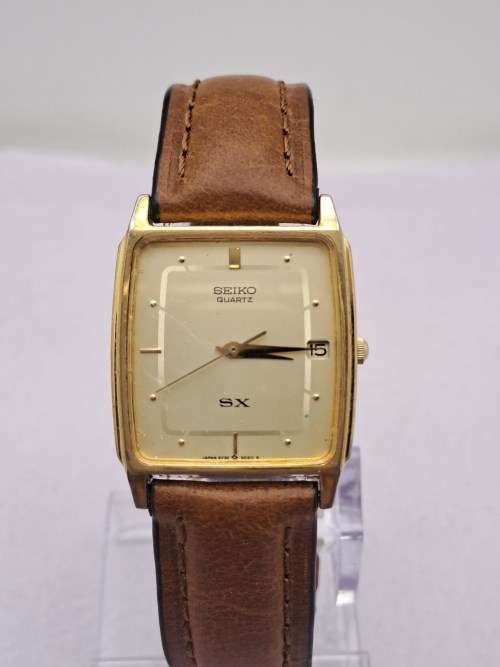 Pre-Owned Seiko Quartz 5Y32-5000 Watch - Leather Strap   -Working