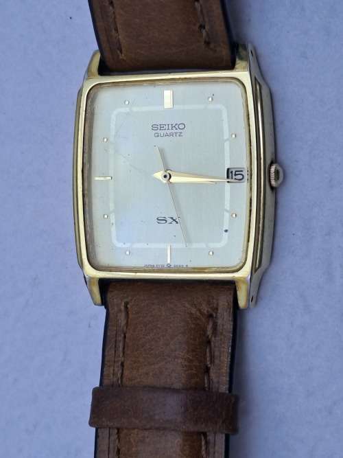 Pre-Owned Seiko Quartz 5Y32-5000 Watch - Leather Strap   -Working