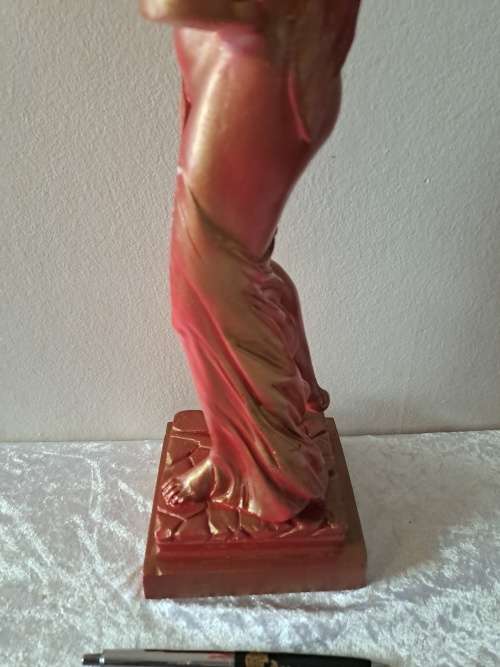 Large Vintage Water Bearer Figurine - Resin 42cm tall