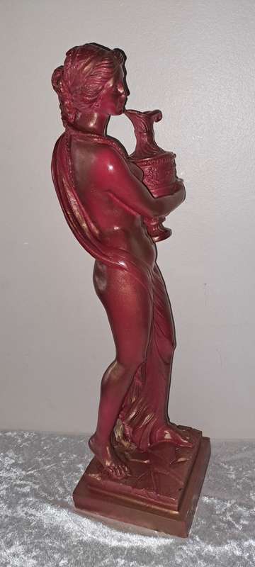Large Vintage Water Bearer Figurine - Resin 42cm tall