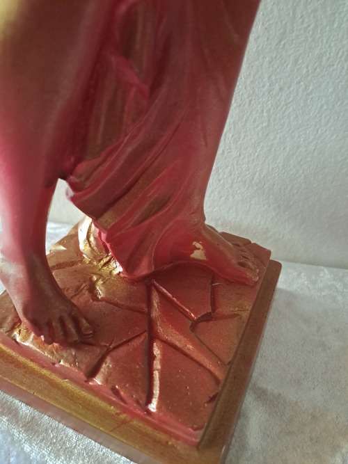 Large Vintage Water Bearer Figurine - Resin 42cm tall