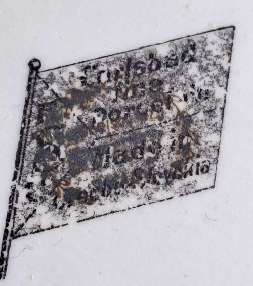 Antique Charlsbad Fine Porcelain tray made in Czechoslovakia (REPAIRED)