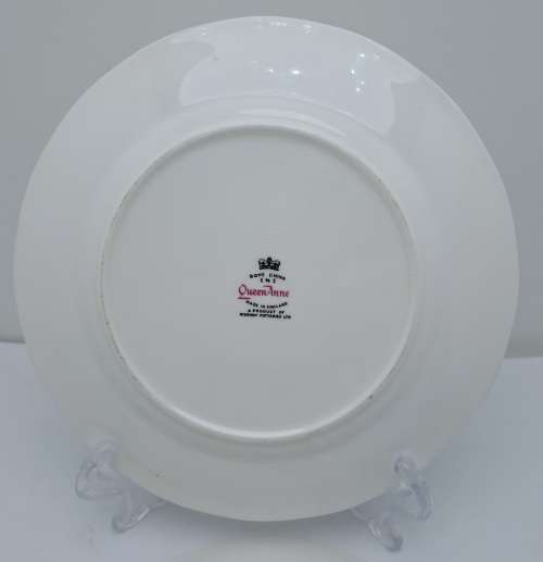 FOR BUYER vlinderskat ONLY!!!!! Queen Anne Bone China Side Plate and 4 Saucers Pattern 8654