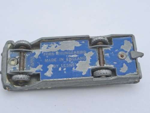 1959-Vintage Matchbox Lesney No.75 Ford Thunderbird