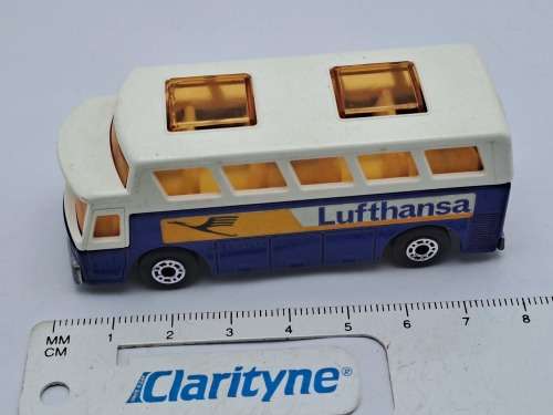 1977-Vintage Matchbox Lesney No.65  Airport Coach Die Cast