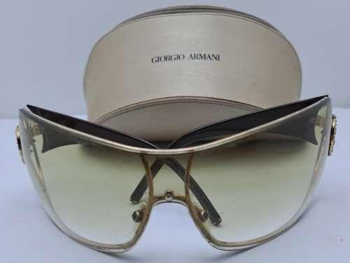 Pre-Owned Giorgio Armani designer Sunglasses -with Case -Used Condition