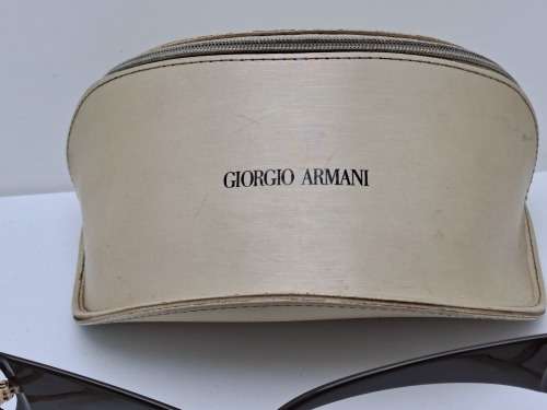 Pre-Owned Giorgio Armani designer Sunglasses -with Case -Used Condition