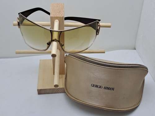 Pre-Owned Giorgio Armani designer Sunglasses -with Case -Used Condition