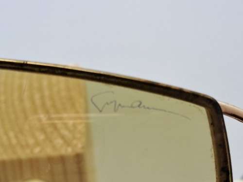 Pre-Owned Giorgio Armani designer Sunglasses -with Case -Used Condition