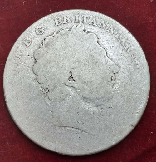 Rare!!! 1821-1822  United Kingdom SILVER  1 Crown - George IV 1st portrait 125000 Minted